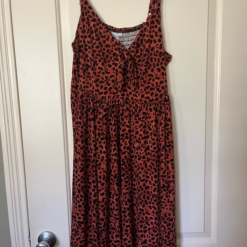 Torrid Mini Super Soft Bow Front Skater Dress Cover Up Sundress 2 2X 18-20 NWT